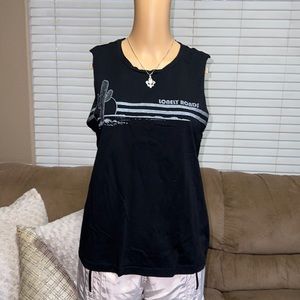 NWOT. Black saltwater Luxe Muscle Tee